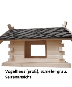 23.230-01 Vogelhaus (groß), Schiefer grau - 7